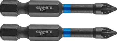 Produktbild von GRAPHITE 56H521 Schrauberbit-Satz 2-tlg Bitset