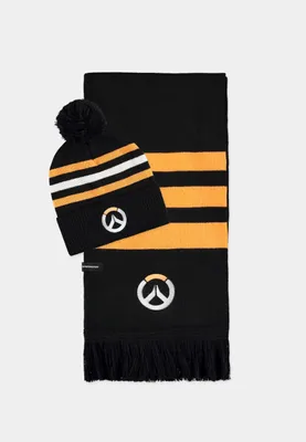Produktbild von DIFUZED Overwatch Schal und Mtze Set, Schwarz