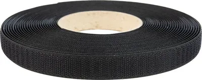 Produktbild von Klettverschluss 20mm selbstklebend Acrylhaken schwarz
