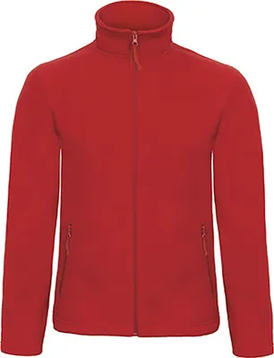 Produktbild von B&C FUI50 | Herren Microfleece Jacke Duo ID.501 - Farbe: Red - Größe: M