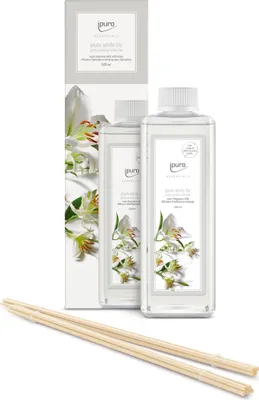 Produktbild von ipuro Raumduft-Nachfüller ESSENTIALS white lily blumig 500 ml, 1 St.