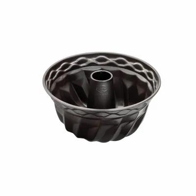 Produktbild von Dr. Oetker Gugelhupf Ø 22 cm, runde Backform der Serie Back-Edition aus Stahl, Bundform mit Antihaftbeschichtung (Farbe: braun)