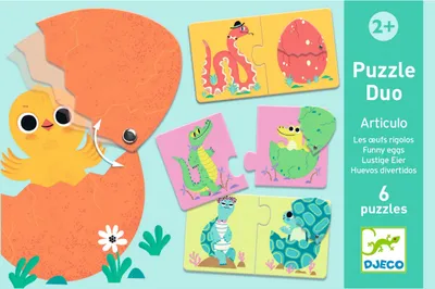 Produktbild von Djeco Puzzle-Duo Djeco, Ei – Hochwertiges Lernspielzeug für Kinder