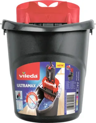 Image de Seau de nettoyage Vileda Ultramax avec panier d'essorage 157708