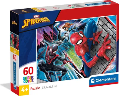 Immagine prodotto di Clementoni - Puzzle 60 elementów Spiderman Marvel | Oficjalny produkt premium