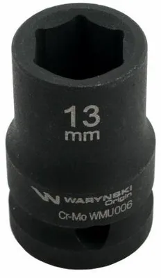 Produktbild von 1/2"-Sechskant-Kraftstecknuss. 13 mm. CrMo. DIN 3129. Waryński