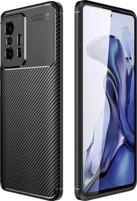 Produktbild von Silikonhülle für XIAOMI POCO F3 6,67"" Hülle Schwarz wie Carbon MZB08RIEU