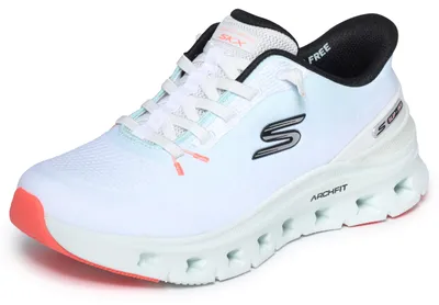 Zdjęcie produktu dla Skechers Damskie buty sportowe Arch Fit Glide-Step Pro, model slip-in, kolor: jasnoniebieski, z elementami w różnych kolorach, rozmiar: 39,5 EU