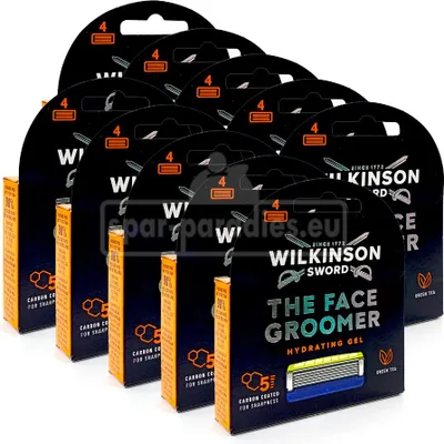Produktbild von Wilkinson Hydro Face Groomer Hydrating Gel Rasierklingen, 4er Pack x 10