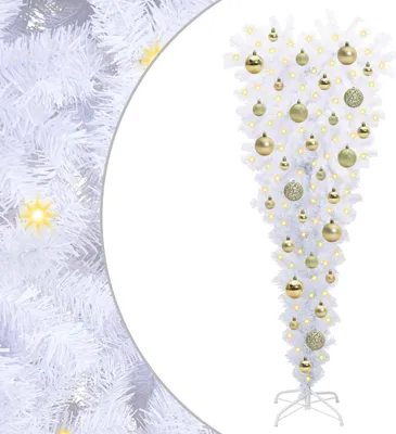 Immagine prodotto di vidaXL Albero di Natale artificiale bianco 120 cm in PVC e acciaio