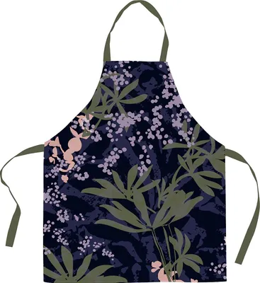 Image de Tablier en coton Fleuri