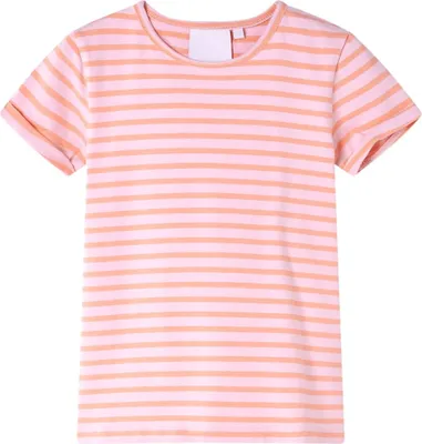 Produktbild von Kinder-T-Shirt Rosa Gr. 104 mit Streifen