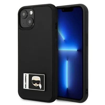 Produktbild von Karl Lagerfeld Ikonik Patch Fall für Iphone 13 - Schwarz