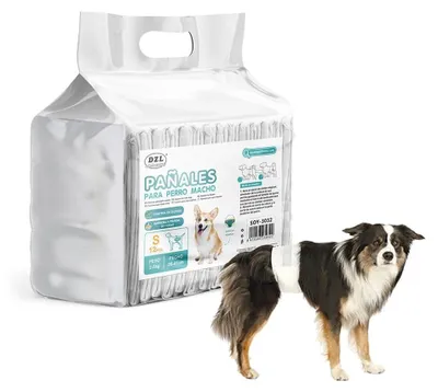 Image de Couches jetables pour chiens, taille S