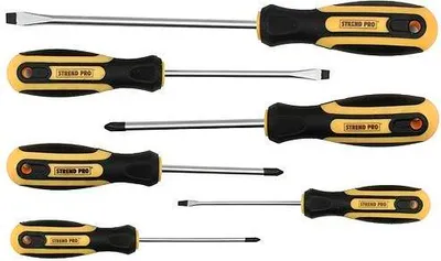 Image de Set de tournevis Strend Pro SD0639, 6 pieces, plats + Pozidriv