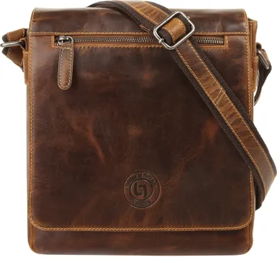 Produktbild von Landleder Umhängetasche Herren, Damen 020572 braun