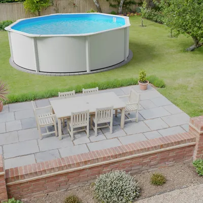 Produktbild von Aufstellpool Stahlwandpool-Set Planet Pool Vision-Pool Classic rund Ø 315x120 cm inkl. Sandfilteranlage, Einbauskimmer,
