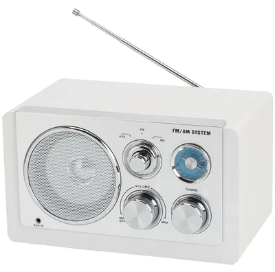 Image de Radio analogique AM/FM Blanc