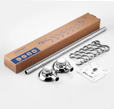 Produktbild von Famanu Hakenleiste 7 Haken - Edelstahl, ohne Bohren