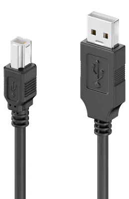 Image de PureLink S-XU2000-050 Câble USB 2.0 A vers B mâle noir 5m