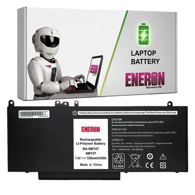 Produktbild von Eneron Laptop Akku 6MT4T 7.4V 7200mAh/53Wh für Dell E5270 E5470 E5570