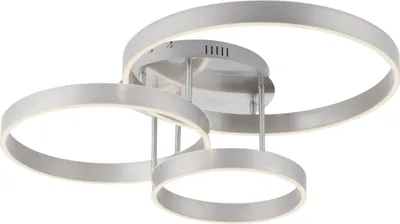 Produktbild von JUST LIGHT LILLUTI LED Deckenleuchte Warmweiss 26W 2-fach Silber/Weiß 15157-55