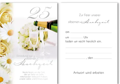 Produktbild von Einladung - 5 Einladungskarten im Format 10,5 x 15 cm mit 5
