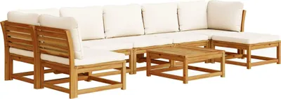 Produktbild von vidaXL 8-tlg. Garten-Lounge-Set mit Kissen Massivholz Akazie