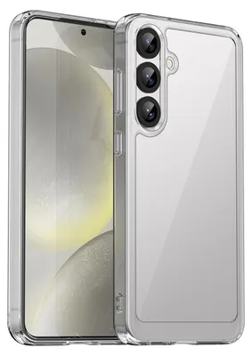 Productafbeelding van Siliconen hoesje "Outer Space" met gelomlijsting voor de Samsung Galaxy S25+ - Transparant