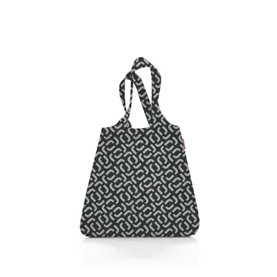 Produktbild von Reisenthel Mini Maxi Shopper, Stoffbeutel, Schwarz, Weiß, Polyester, Muster, 15 l, 435 mm