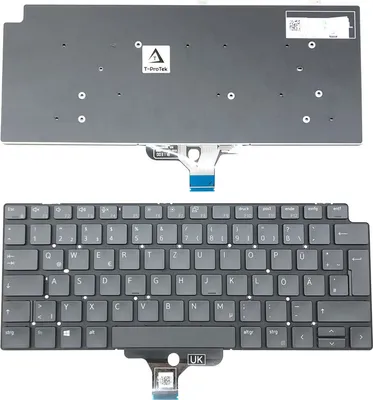 Produktbild von DEUTSCHE - Schwarz Tastatur Ohne Rahmen Ohne Beleuchtung kompatibel für Dell Latitude 13 5320
