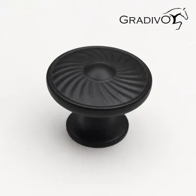 Produktbild von Möbelknopf Schrankknopf Schubladenknopf 221 Schwarz