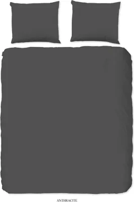 Produktbild von Good Morning Bettwäsche-Set Uni 240×200/220 cm Anthrazit