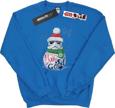 Produktbild von Star Wars - "Up To Snow Good" Sweatshirt für Herren BI45679 (L) (Königsblau)