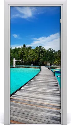 Immagine prodotto di Adesivi decorativi per pareti, dimensioni 95x205 cm. Adesivi autoadesivi, impermeabili, rimovibili. Ideali per camere da letto, soggiorni e decorazioni per la casa. Motivo: tropicale