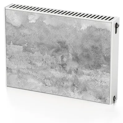 Produktbild von Grau – Magnetische Heizkörperabdeckung – 80x60 cm – Magnet Heizkörperabdeckung – 3D Würfel – Heizkörperverkleidung – Magnetische Wandverkleidung – Wetterfest