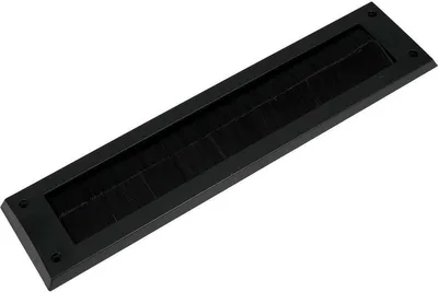 Produktbild von Benson Briefkastenbürste - Schwarz - Kunststoff - 340 x 79 x 7 mm - Zugluftstopper/Luftzugstopper 34 cm