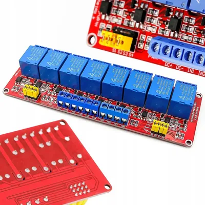 Zdjęcie produktu dla Rosfix 8-kanałowy moduł przekaźnika 5v H/L 10A Arduino