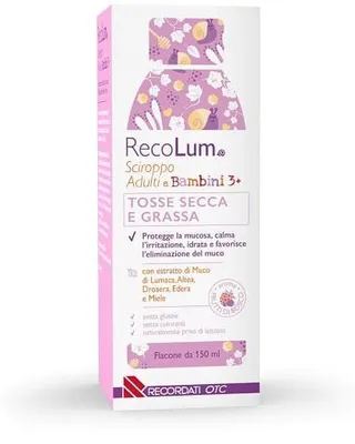 Produktbild von RECOLUM Hustensaft für Erwachsene und Kinder, 150 ml