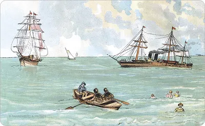 Produktbild von Frühstücksbrettchen Das Meer,  Frühstücksbrett Schneidebrettchen Vesperbrett Segelschiff