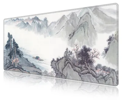Produktbild von Landschaftsmotiv, rutschfeste Mauspad aus Naturkautschuk, 1000 x 500 x 3 mm