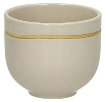 Produktbild von Pomax Romance Becher aus Porzellan, Lattebeige, Ø 7 x H 6 cm
