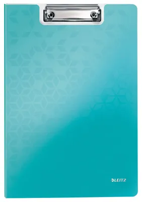 Produktbild von Leitz WOW Clipfolder with cover, A4, Hartschaumstoff, Blau, 75 Blätter, 1 Taschen, 230 mm