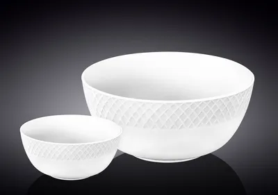 Image de Lot de 7 coupes Wilmax en porcelaine blanche WL-880104/7C