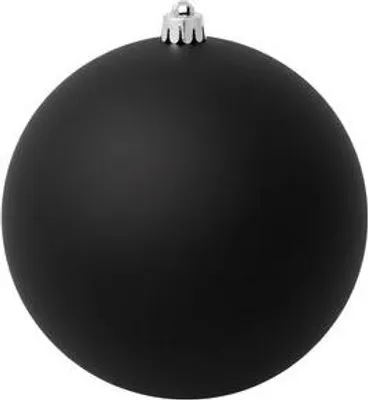 Produktbild von B&S Weihnachtskugel Bruchfest | schwarz | 25 cm | Kunststoff