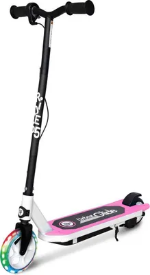 Immagine prodotto di Kid-55 Flash - Monopattino elettrico a LED per bambini, 10 km/h, a partire dai 6 anni di età