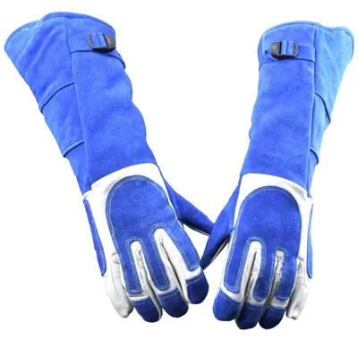 Produktbild von Anti-Biss Tierhandschuhe - Weiches Leder und Kratzfest