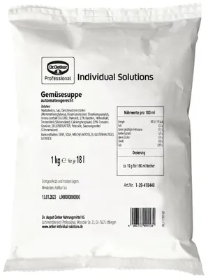 Produktbild von Dr. Oetker Feine Gemüsesuppe Automatensuppe 1kg