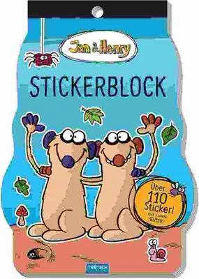Produktbild von Trötsch Jan und Henry Stickerblock: Stickerblock Stickerbuch Beschäftigungsblock