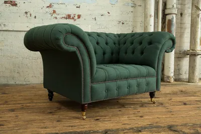 Produktbild von Couch Polster Sofa Textil Chesterfield Couchen Garnitur 1,5 Sitzer Dreisitzer